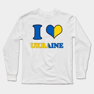 I LOVE UKRAINE Long Sleeve T-Shirt